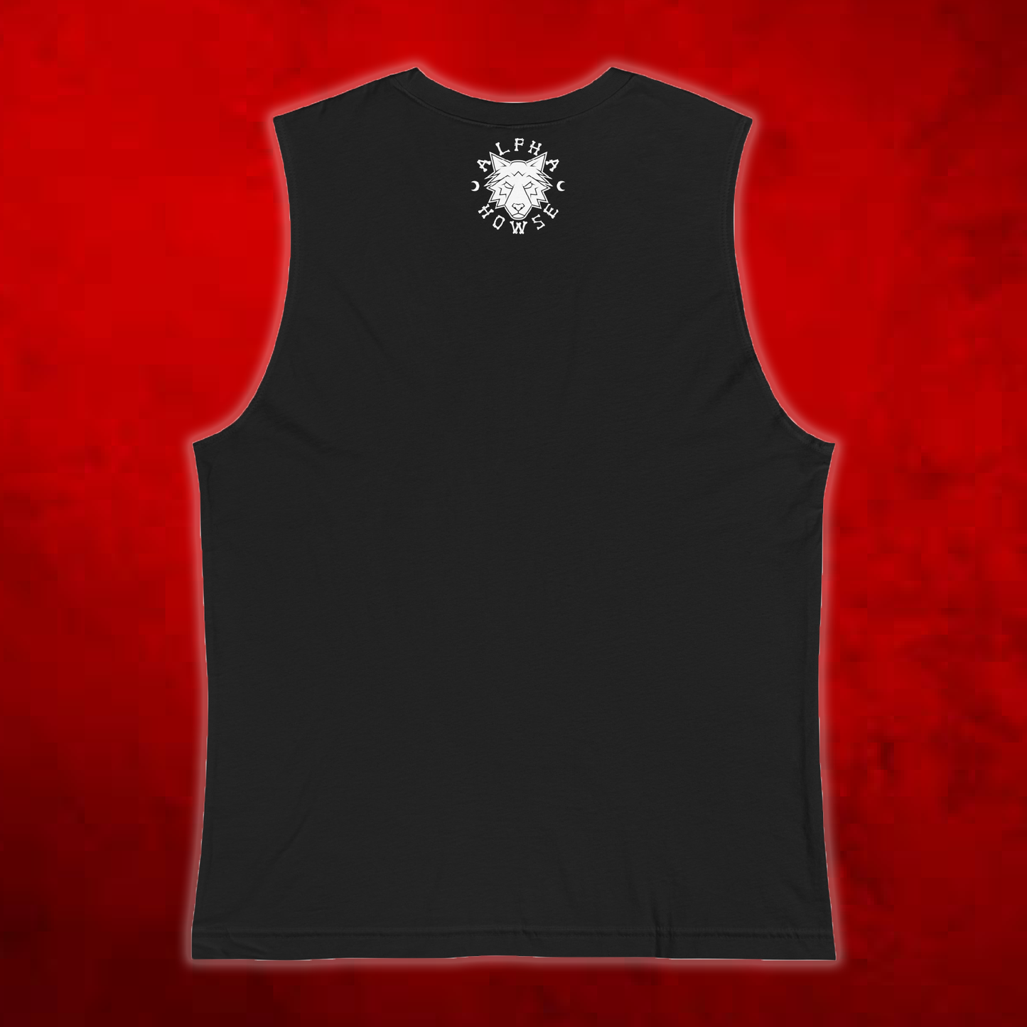 Drippy Wolf Sleeveless Shirt