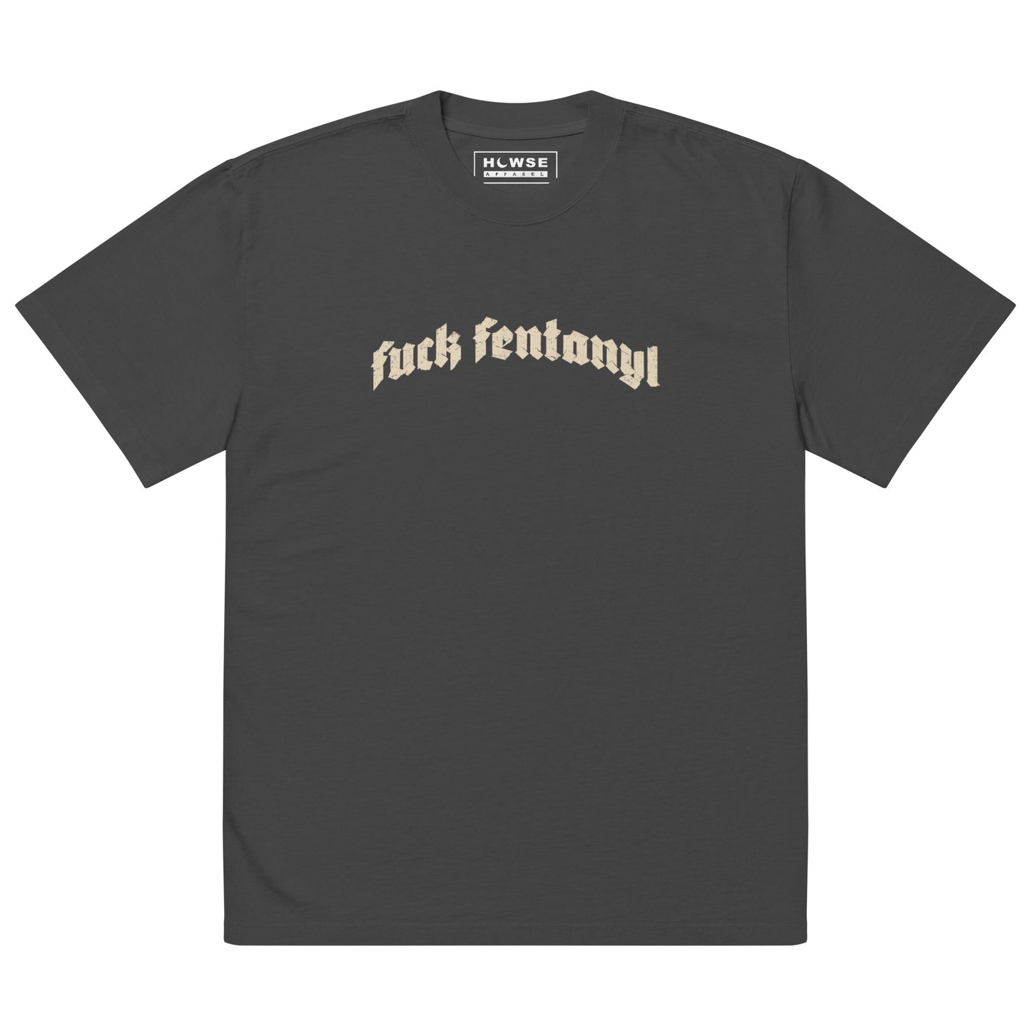 Oversized "Fuck Fentanyl" Acid Wash Tee